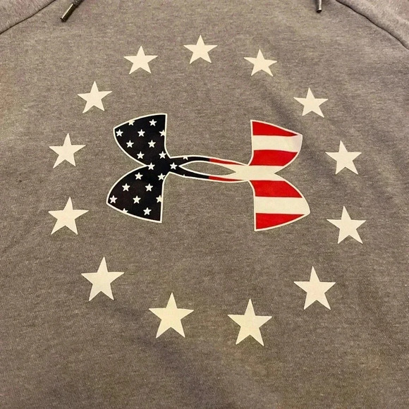 Under Armour Sweatshirt Womens Loose Fit Vented Funnel Neck Pullover Size XS USA - Picture 2 of 4